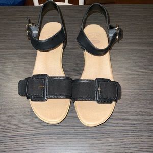 Dr Scholl’s wedge block-heel sandals. Size 7.5M